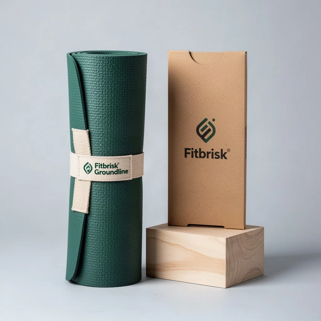 Fitbrisk Groundline Natural Rubber Yoga Mat